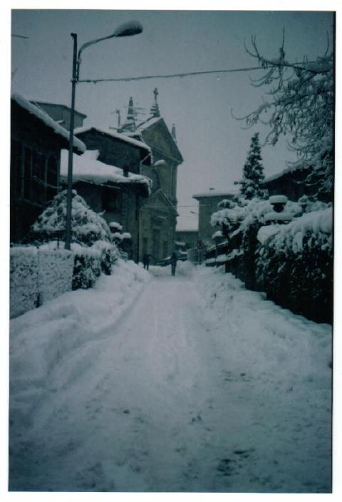 La straordinaria nevicata del Gennaio 1985 a Villa Guardia CO